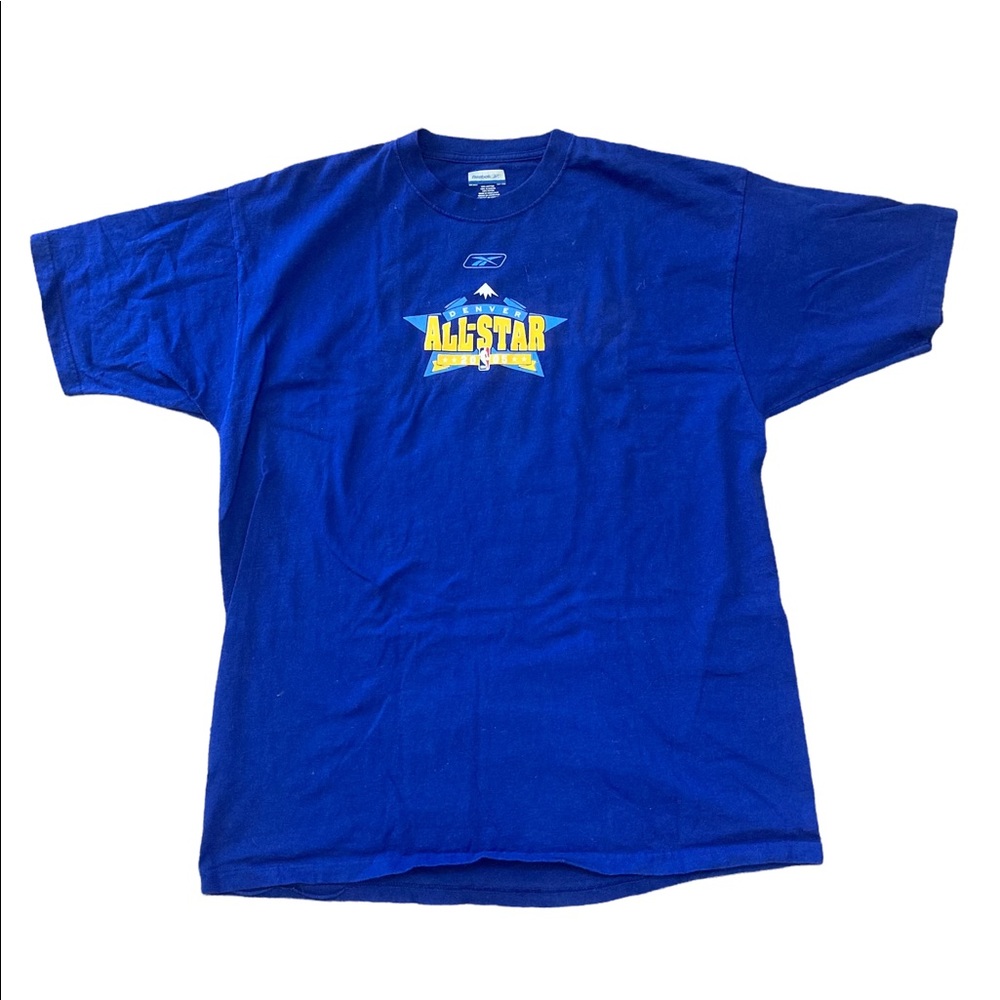 All Star Denver Game 2005 Reebok T Shirt Graphic Print Sz XL.
